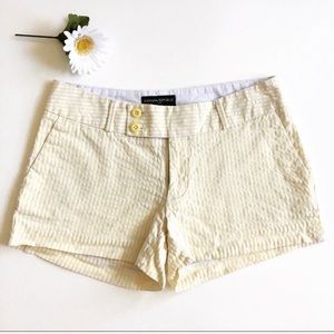 Banana Republic Yellow seersucker shorts